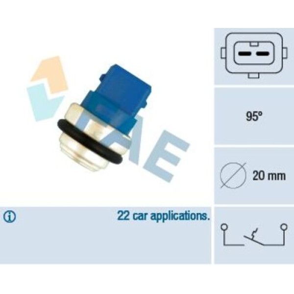 FAE 35635 MUSUR HARARET TRANSPORTER T4 99-03 AJA-ACV 2.4-2.5 TDI (2 FISLI) MAVI 