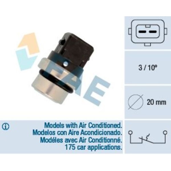 FAE 35650 HARARET MUSURU BORA GOLF IV PASSAT POLO CLASSIC A4 AROSA CORDOBA IBIZA TOLEDO OCTAVIA SUPERB 98>05 