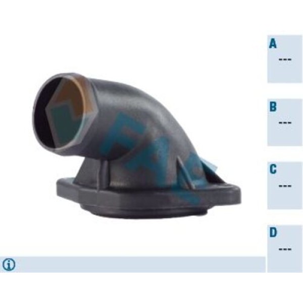 FAE 54301 SOGUTMA SUYU FLANSI TERMOSTAT MUHAFAZASI ICIN CADDY II GOLF II III JETTA II 90> 