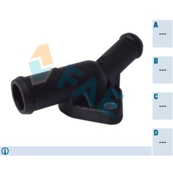 FAE 54355 SOGUTMA MADDESI FLANSI BORA 99>05 GOLF IV 98>06 T4 91>04 A3 00>03 1.9TDI ASZ ATD ABL 