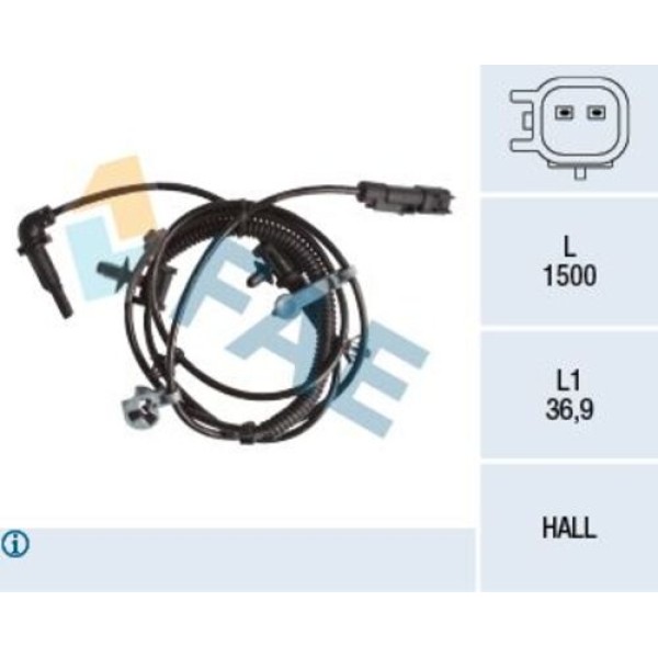 FAE 78238 ABS SENSORU ARKA SOL INSIGNIA A 