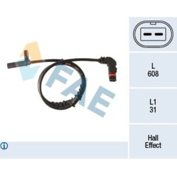 FAE 78283 SENSOR ABS 203/209/171 ON 