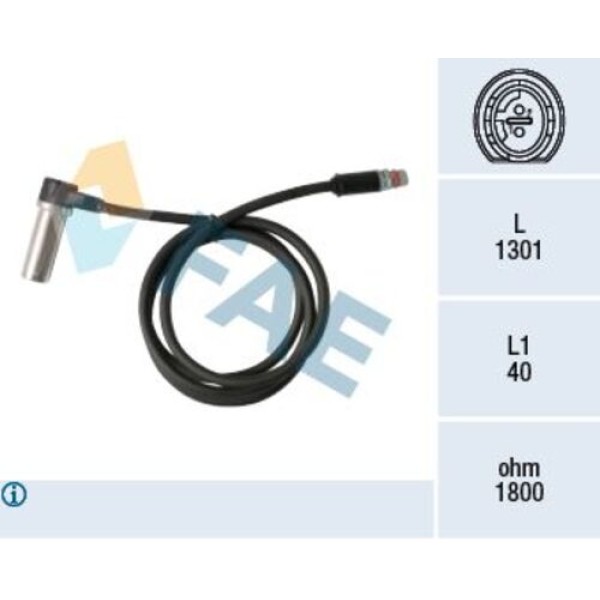 FAE 78363 ABS SENSORU ON DAILY IV 06>11 1300MM 