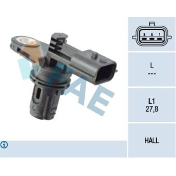 FAE 79360 EKSANTRIK MILI KONUM SENSORU CLIO IV 12> MEGANE III 08>-JUKE 10> MICRA III 03>10-W176 12>18 C117 13>18 X-CLASS 470 17> 