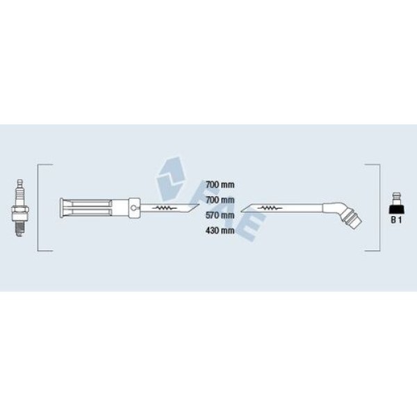 FAE 85995 BUJI KABLOSU MEGANE 1.6 K7M 96 96 