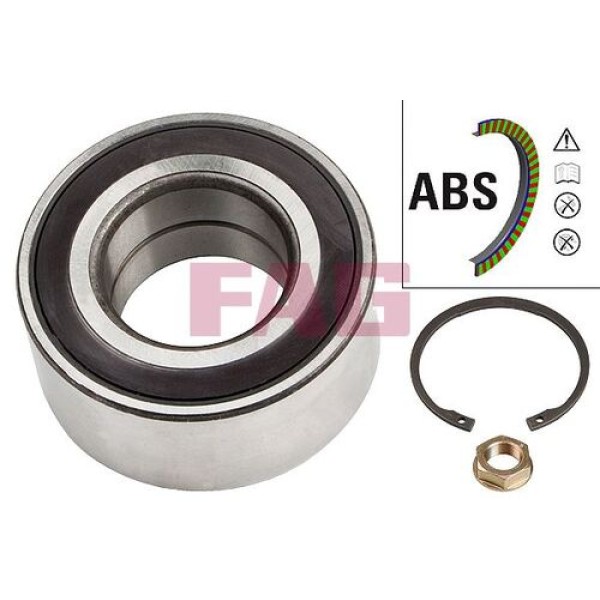 FAG 713630760 ON TEKER RULMANI P207 P307 P208 P308 P2008 P3008 P5008 PARTNER TEPE C3 II C3 PICASSO C3 A51 DS3 C4 C4 PICASSO C4 B7 DS4 BERLINGO III C5 I II ABSLI 1.4HDI 1.6 1.6HDI 2.0HDI OLCU G 36 I.C 42 D.C 82 