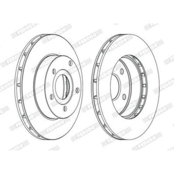 FERODO DDF1169C ON FREN DISKI JEEP GRAND CHEROKEE II 99>04 