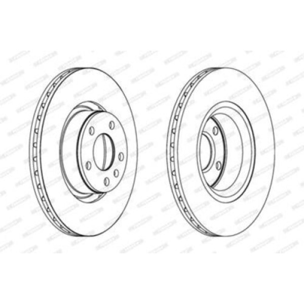 FERODO DDF1291C ON FREN AYNASI HAVALI A6 2.0TDI 2.0TFSI 2.4 2.4 QUATTRO 2.7TDI 2.7TDI 07 04> 