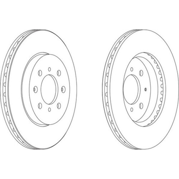 FERODO DDF1610 ON FREN DISKI AYNASI HAVALI HONDA JAZZ 09-12 HONDA CITY 08> 258×4 