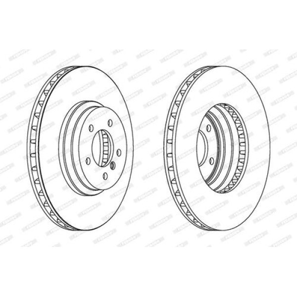 FERODO 1 FREN DISKI ON BMW E90 E91 E92 E93 E83 