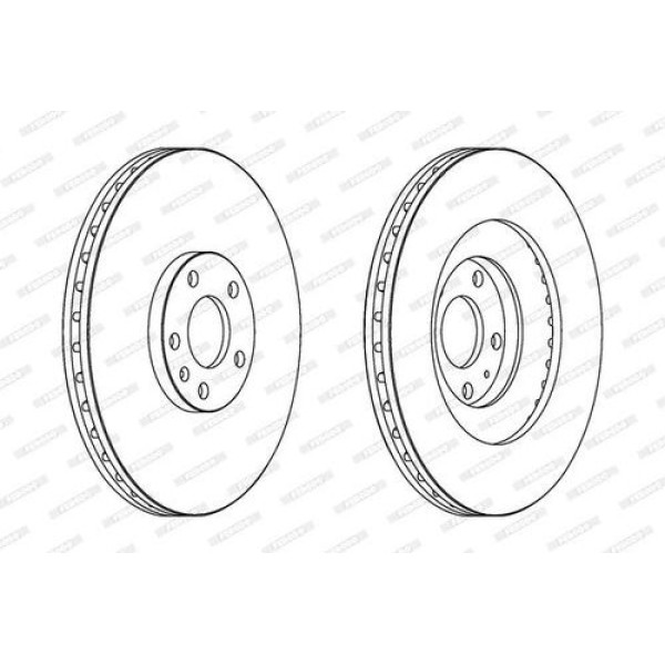 FERODO 1 ON FREN DISK AYNASI HAVALI A4 CABRIOLET 8H7.8HE 3.2 FSI 3.2 FSI QUATTRO S4 QUATTRO 01>07 
