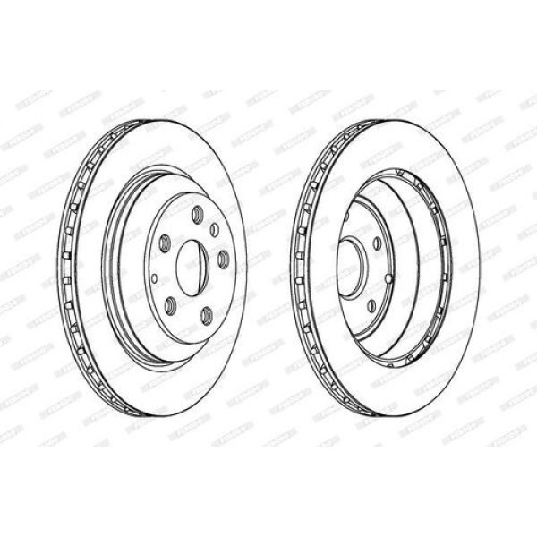 FERODO 1 FREN AYNASI ARKA HAVALI Q7 3.0 TDI 06>15 TOUAREG 05>10 CAYENNE 3.0 3.6 4.2 4.8 03> 