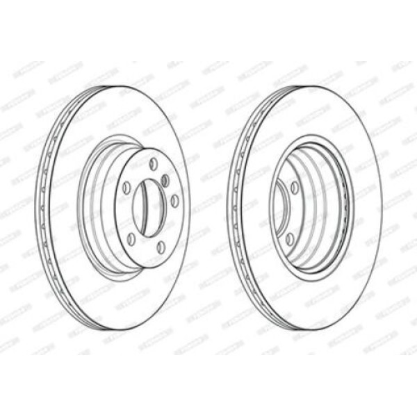 FERODO DDF2603C FREN DISKI ON BMW F30 F32 F34 F36 F21 