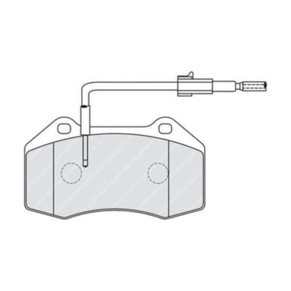 FERODO FDB4040 ON FREN BALATASI PUNTO GRANDE PUNTO. ALFA ROMEO MITO 