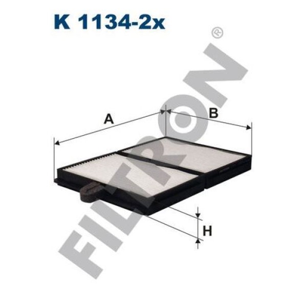 FILTRON K1134-2X Polen Filtresi Toyota Avensis I (T22) 1.8 16V 129Hp 10/00-02/03 