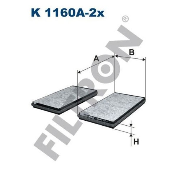 FILTRON K1160A-2X Polen Filtresi Bmw 5 (Karbonlu)