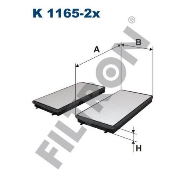FILTRON K1165-2X Polen Filtresi Bmw 7 (E65/E66) 740 D 258Hp 09/02-04/05