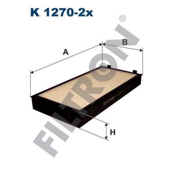 FILTRON K1270-2X Polen Filtresi Bmw X6 (E71. E72) M50 555Hp 10/09-