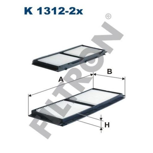 FILTRON K1312-2X Polen Filtresi Mazda 3 (Bl) 1.6 Mz-Cd 115Hp 11/10- 