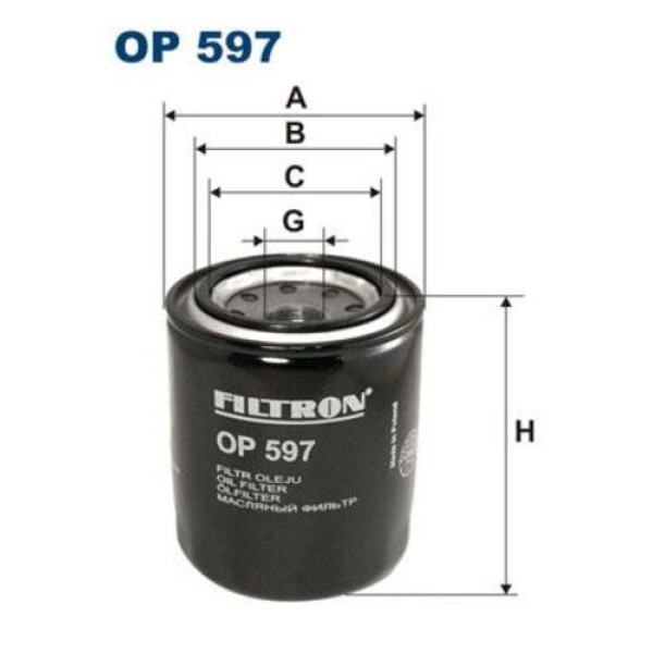 FILTRON OP597 YAG FILTRESI B MAFIESTA VI FOCUS III 1.0 ECOBOOST 12 > FIESTA V VI C MAFOCUS II III GALAXY S MA06 > MONDEO III IV 00 > 1.8 16V 2.0 16V VOLVO S40 II V50 04> V70 III 07> MAZDA III V VI 1.8 16V 2.0 16V 