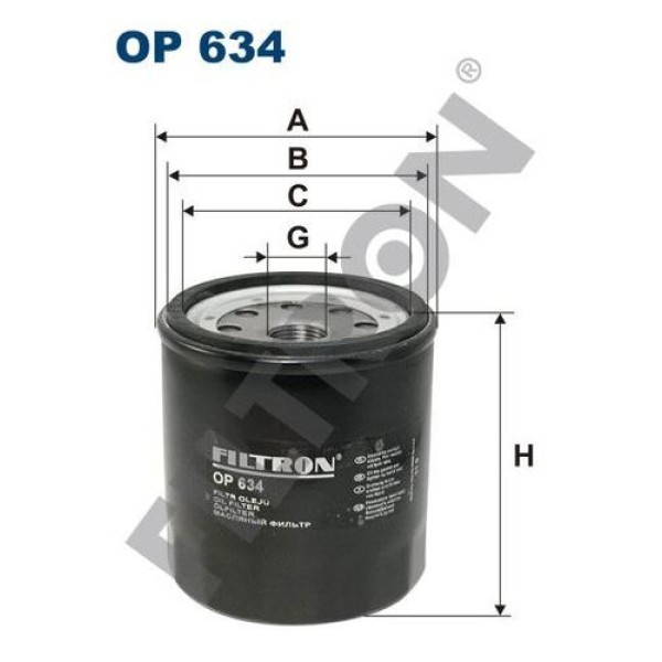 FILTRON OP634 YAG FILTRESI AC DELCO 