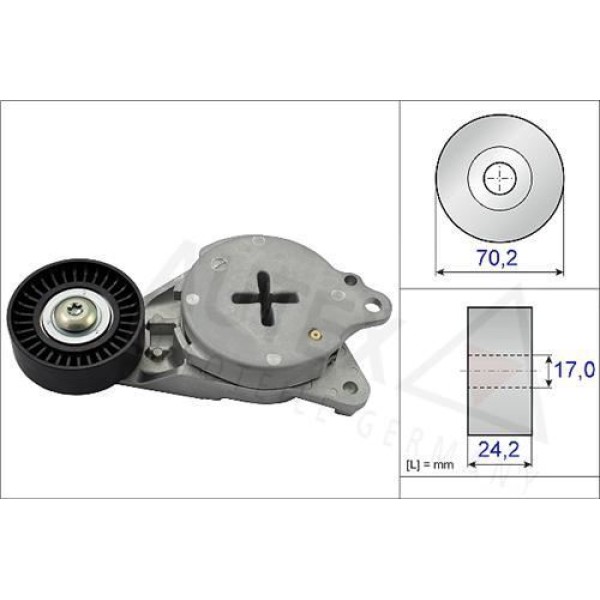 GATES T39268 ALTERNATOR GERGI RULMANI COROLLA 1.4 D4D AURIS 1.4 D4D YARIS 1.4 D4D 2007> 