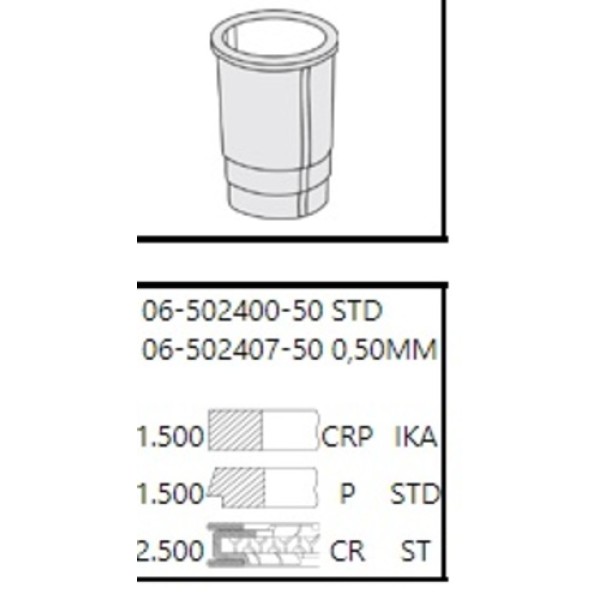 GOETZE 50 MOTOR SEGMANI TAKIM 1 PISTONLUK 77.00MM 0.50 GOLF III VENTO IBIZA II CORDOBA 1.6 ABU 92>98 