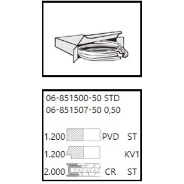 GOETZE 50 MOTOR SEGMAN AMORAK-BEETLE-GOLF 7-JETTA-SCIROCCO CAWB-CCZA-CCZB-CAEA-CAED-CBFA-CCTA-CFPA 