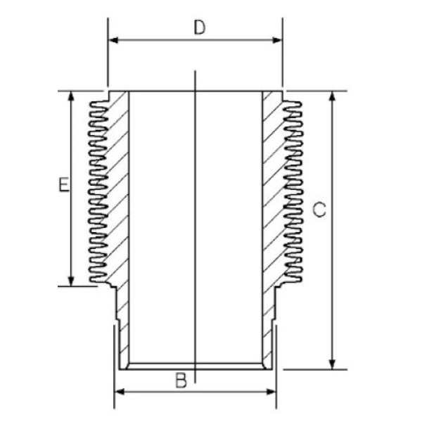 GOETZE 00 413F GOMLEK 150KAFA 125MM 
