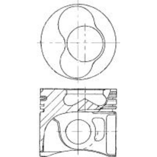 GOETZE 60 VW GOLF BORA1.9 TDI 4 CLY 1 2 PISTON 