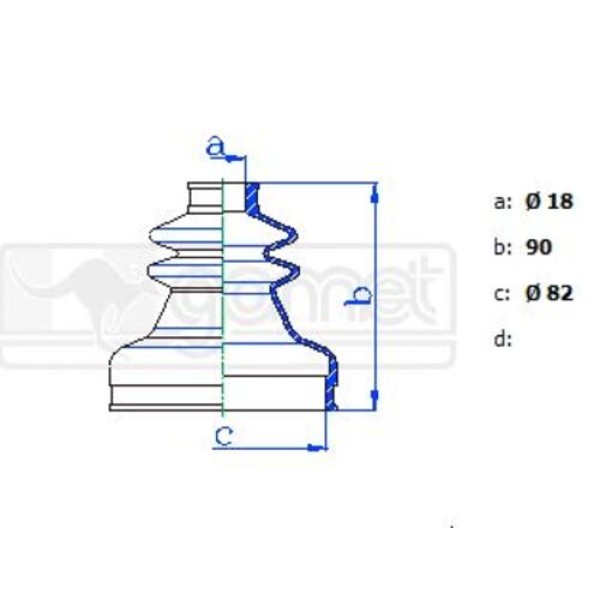 GOMET 991499F90 AKS KORUGU FAVORIT IC KIT (GOMET-991499B) 