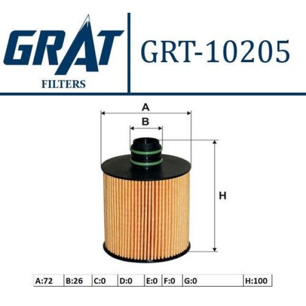GRAT 10205 YAG FILTRESI BRAVO 1.6JTD 2008-\DOBLO 1.6JTD-2.0 JTD 2010-\FREEMONT 2.0 JTD 2011-\500×1.6JTD-2.0 JTD 2014-\DUCATO 2.0 JTD 2011-\EGEA 1.6 MTJ-COMBO 1.6CDTI 2012-\SUZUKI VITARA 1.6DDIS 2014 