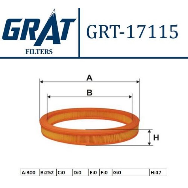 GRAT 17115 HAVA FILTRESI ESCORT CL 1989 