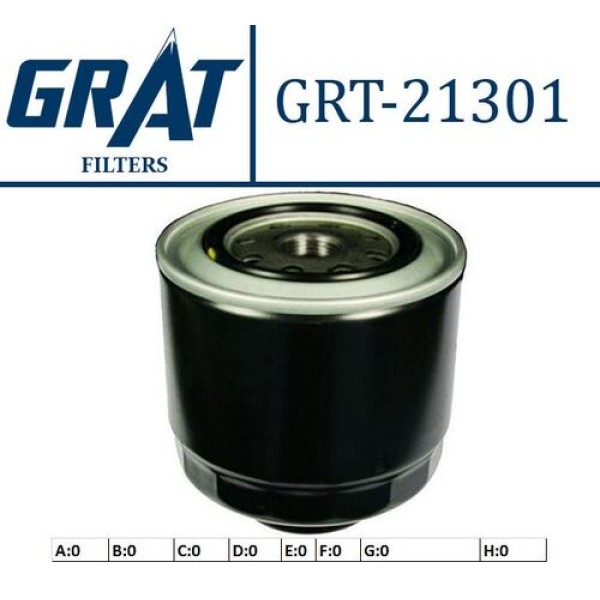 GRAT 21301 YAKIT FILTRESI- MITSUBISHI L200 2.5 DID 06>10 EURO3 