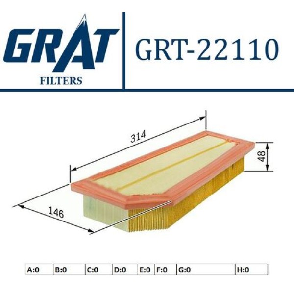 GRAT 22110 HAVA FILTRESI M271 W204-212 CGI 