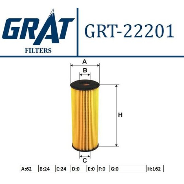 GRAT 22201 YAG FILTRESI M104-110 
