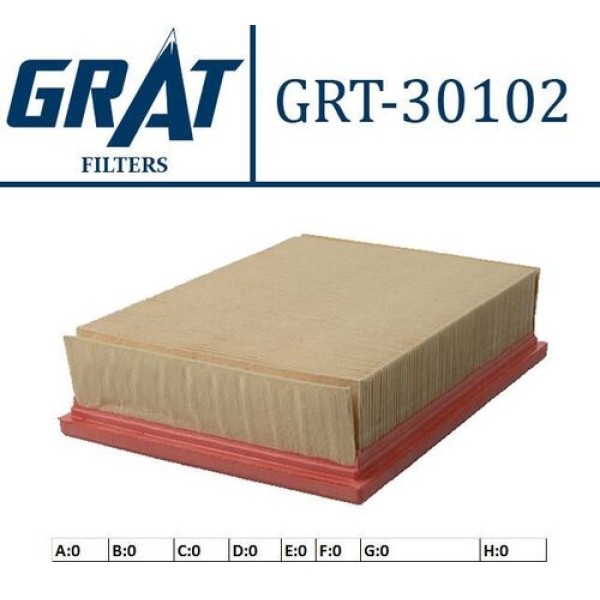 GRAT 30102 HAVA FILTRESI M43-50-52-54-E36-39-46-84 