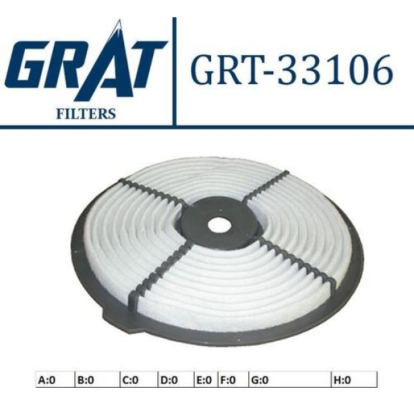 GRAT 33106 HAVA FILTRESI-DAIHATSU APPLAUSE 90> KARBURATORLU 