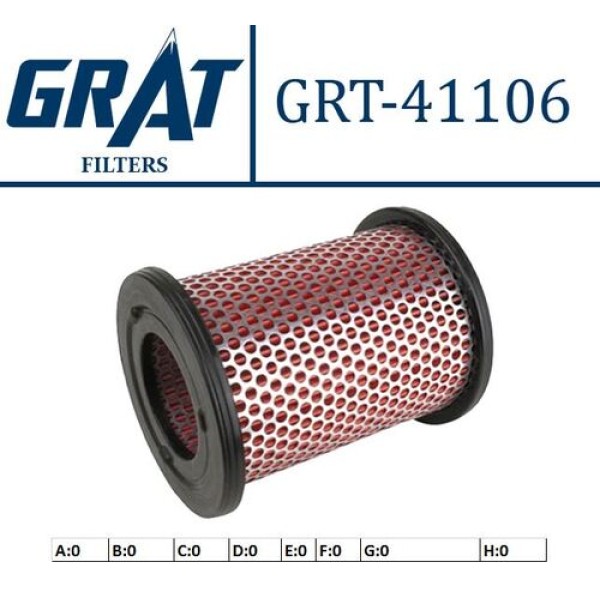 GRAT 41106 HAVA FILTRESI NISSAN D22 PICK UP 98>02 CIFT KABIN MAKARA TIP 