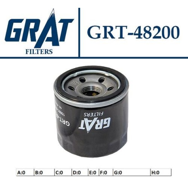 GRAT 48200 YAG FILTRESI DAIHATSU APPLAUSE-CUORE 03-0.9-1.0-SIRION 00-05-YRV 02-TERIOS 98-1.3-FEROZA 94>96 1.6-HIJET-SUZUKI ALTO-CARRY-SWIFT-BALENO-SPLASH-SAMURAI 