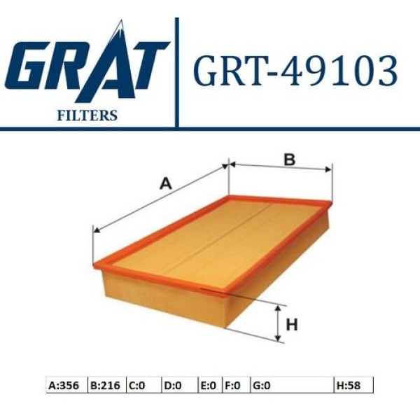 GRAT 49103 HAVA FILTRESI VOLVO S79 