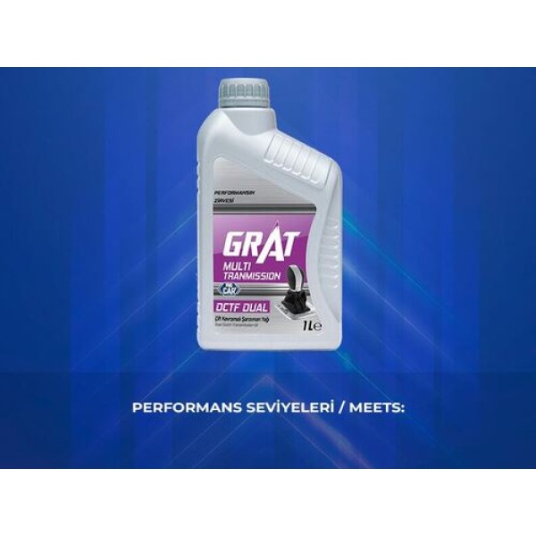 GRAT 600005 CIFT KAVRAMALI SANZIMAN YAGI - DCTF DUAL 1 LT 