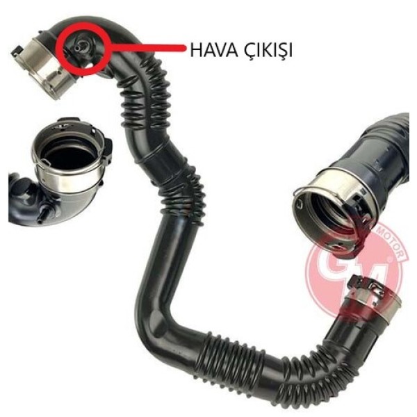 GUA 42177 TURBO HORTUMU RENAULT KOLEOS II HC 1.6 DCI 130 - NISSAN X-TRAIL III T32 . T32R. T32RR 1.6 DCI A LL MODE 4X4-I NT32 