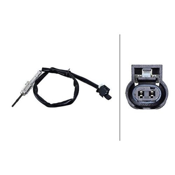 HELLA 6PT010376571 EGZOZ SICAKLIGI SENSORU 2-KUTUPLU BMW 