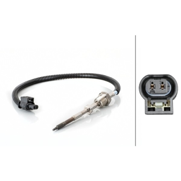 HELLA 6PT014494521 EGZOZ SICAKLIK SENSORU KAT. UZERINDE MERCEDES W203 S203 W204 S204 C209 A209 C219 W211 S211 W221 