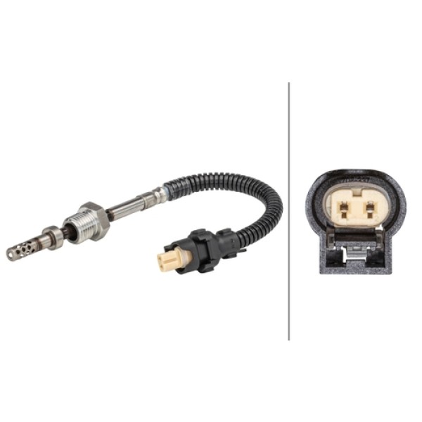 HELLA 6PT358181221 EGZOZ SICAKLIK SENSORU TURBOSARJ ONCESI MERCEDES W169 W245 