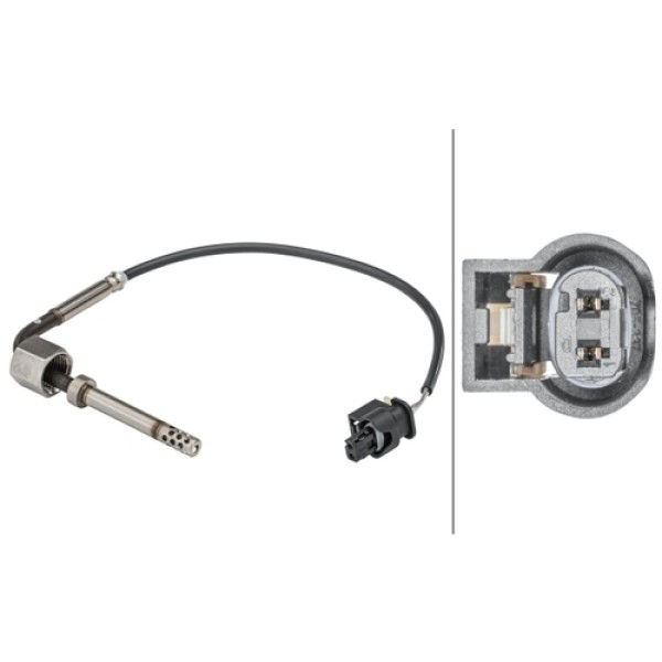 HELLA 6PT358181471 EGZOZ SICAKLIK SENSORU KAT. ONCESI MERCEDES S-CLASS W221 05 12 