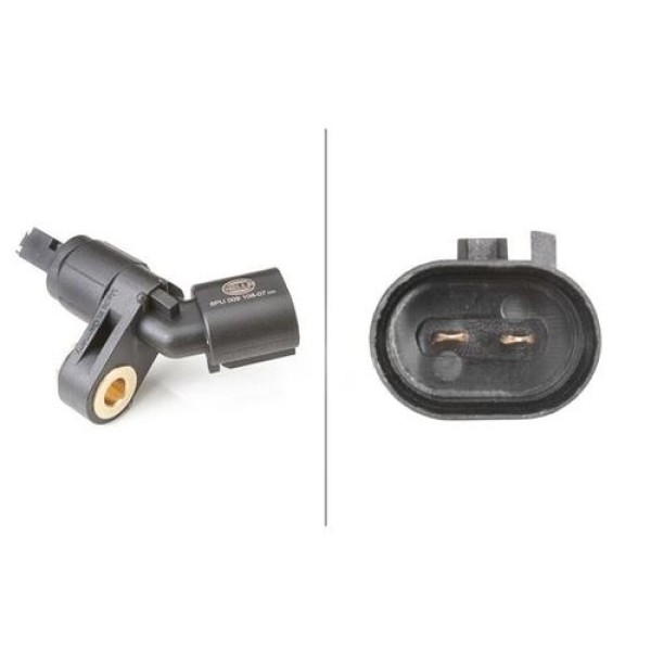 HELLA 6PU009106071 ABS HIZ SENSORU ON SAG VW GOLF 92-06 POLO 95-02 POLO CLS 96-02 