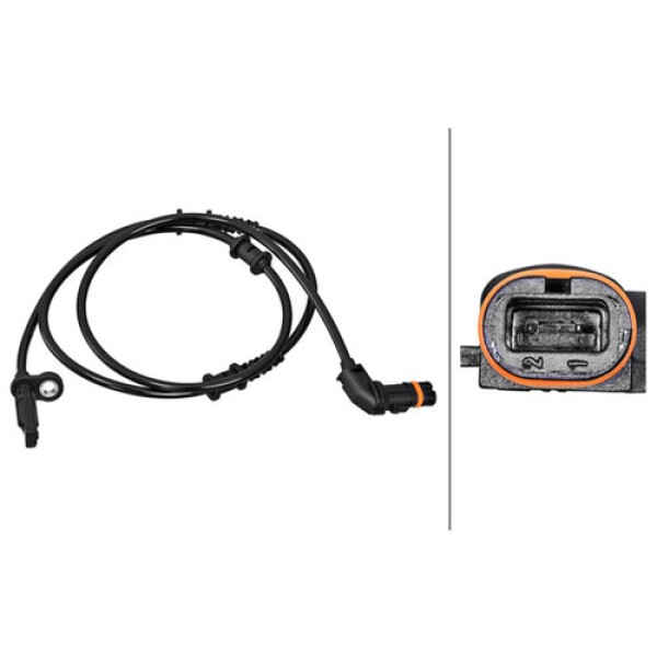 HELLA 6PU358217151 ABS SENSORU ON MERCEDES W166 X166 C292 