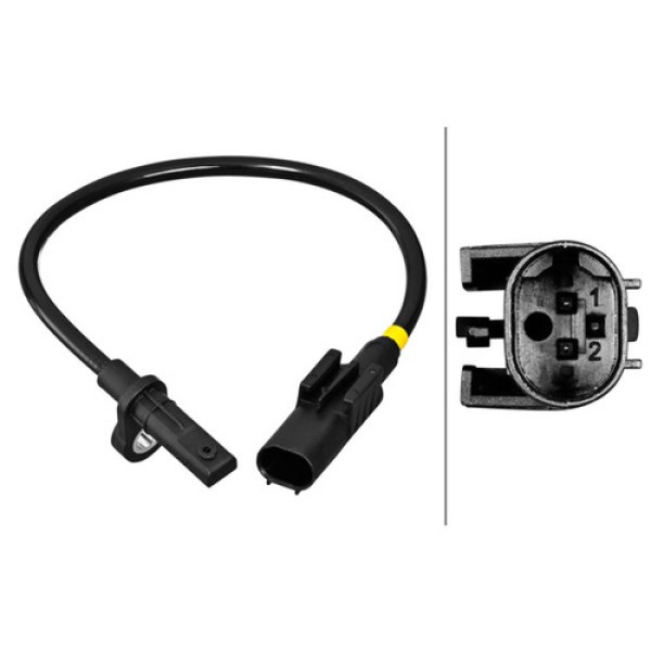 HELLA 6PU358217161 ABS SENSORU ON MERCEDES W166 X166 C292 